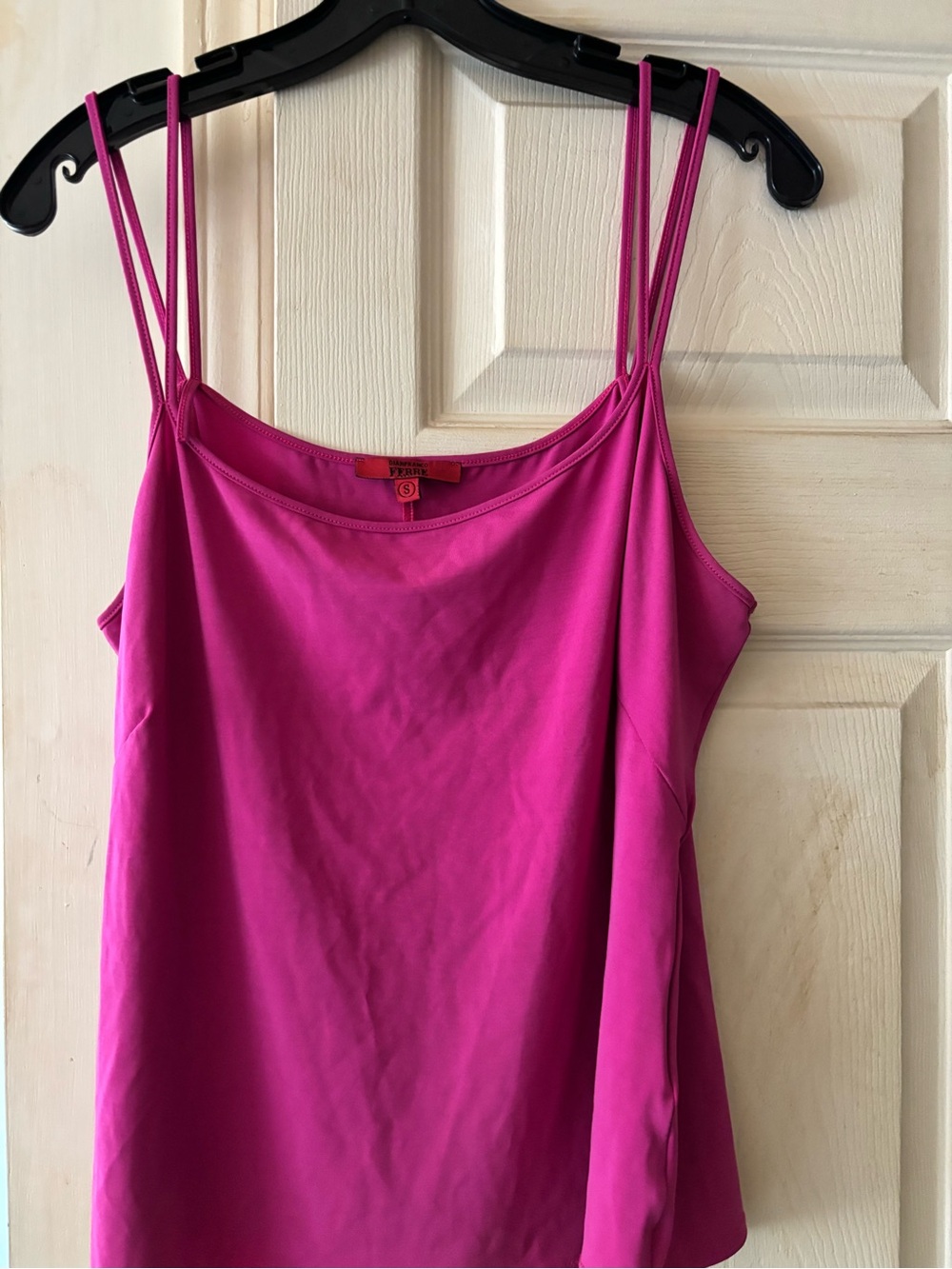 Gianfranco Ferre Hot Pink Double-Spaghetti Strap Camisole